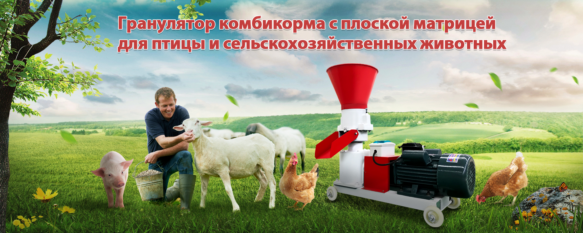 Пеллетный автомат для куриных кормов